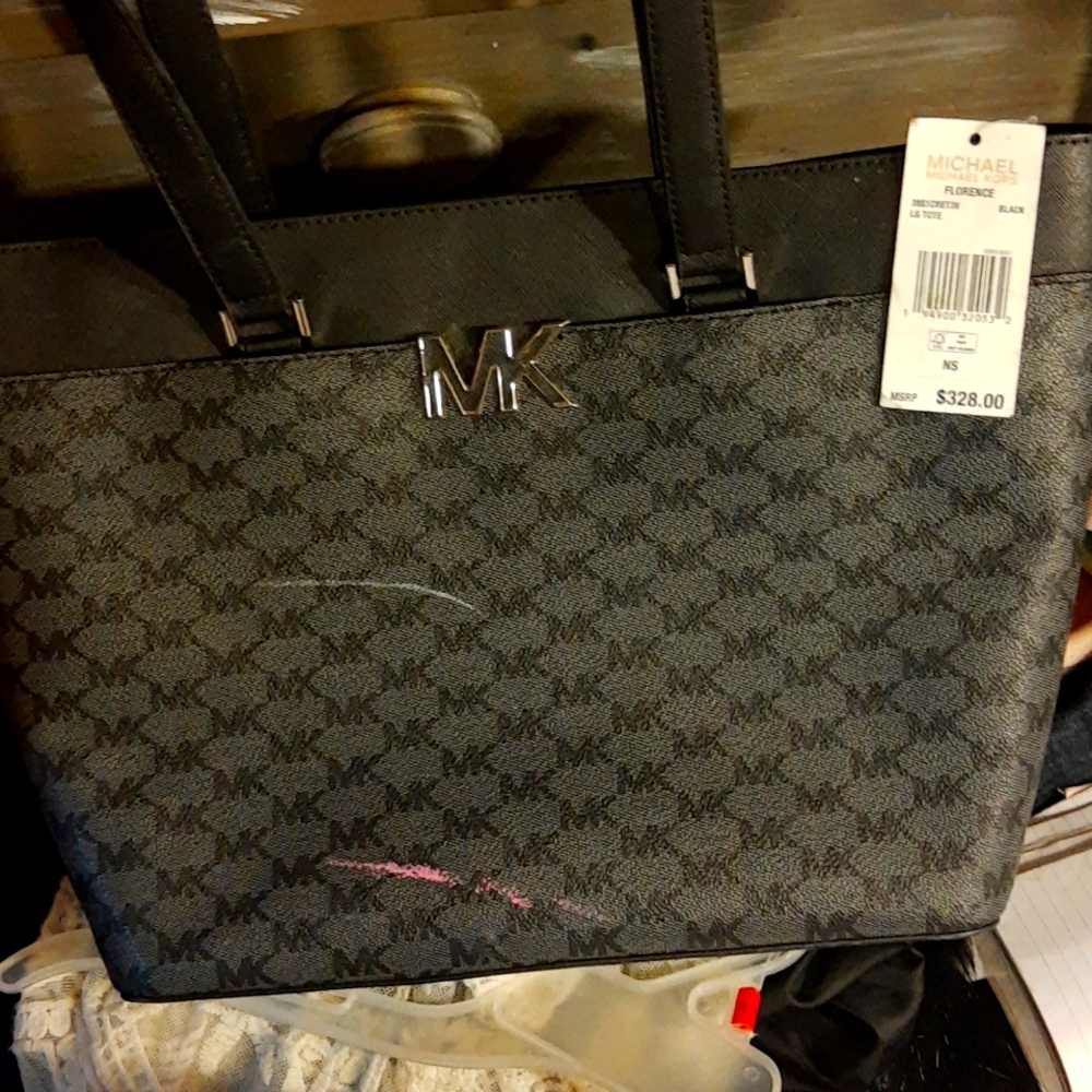 Micheal kors Florence bag, grey and black